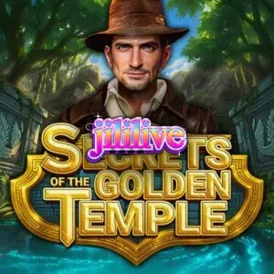 Secrets of the Golden Temple স্লট গেমের একটি দৃশ্য যেখানে গোল্ডেন কয়েন এবং কালেক্টর মেকানিজম দেখা যাচ্ছে।